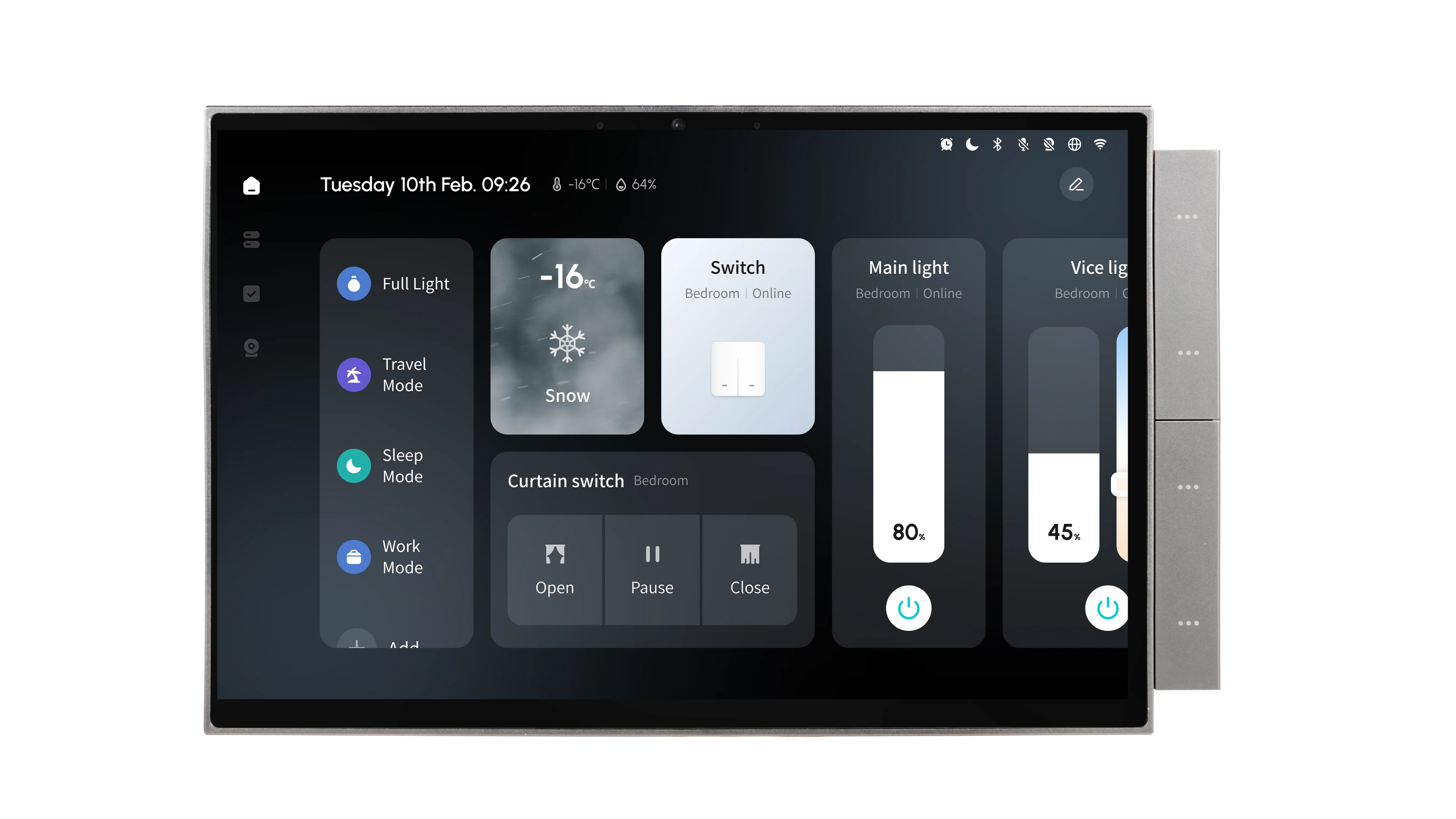 SwampSafe Super 10.1" Wall Command Console