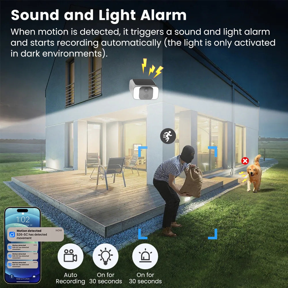 SwampSolar 2K Wireless Camera