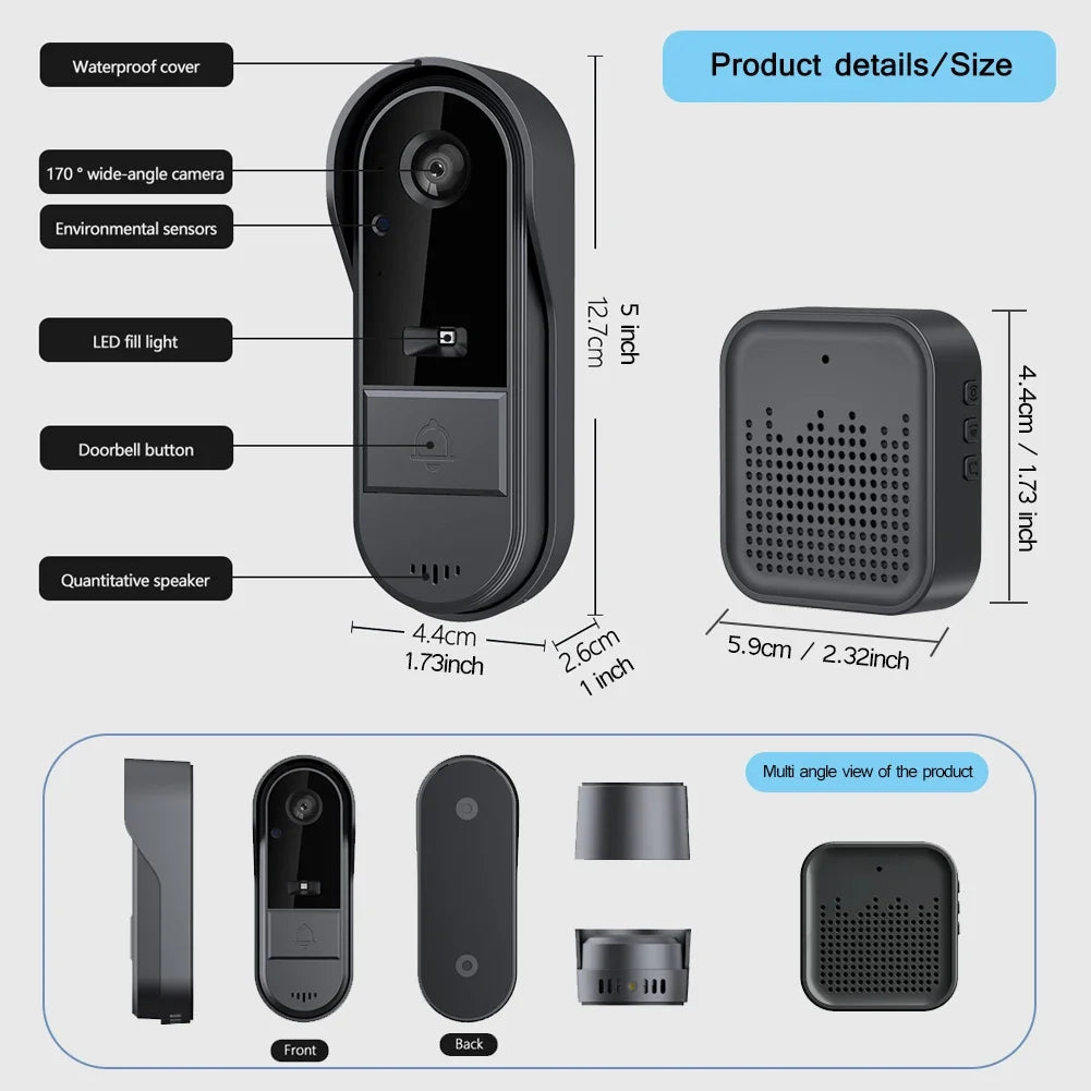The GatorEye Heavy-Duty Doorbell Cam