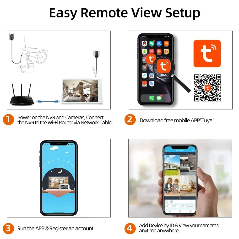 Gator Eye Command-Center NVR Surveillance System (Wired)