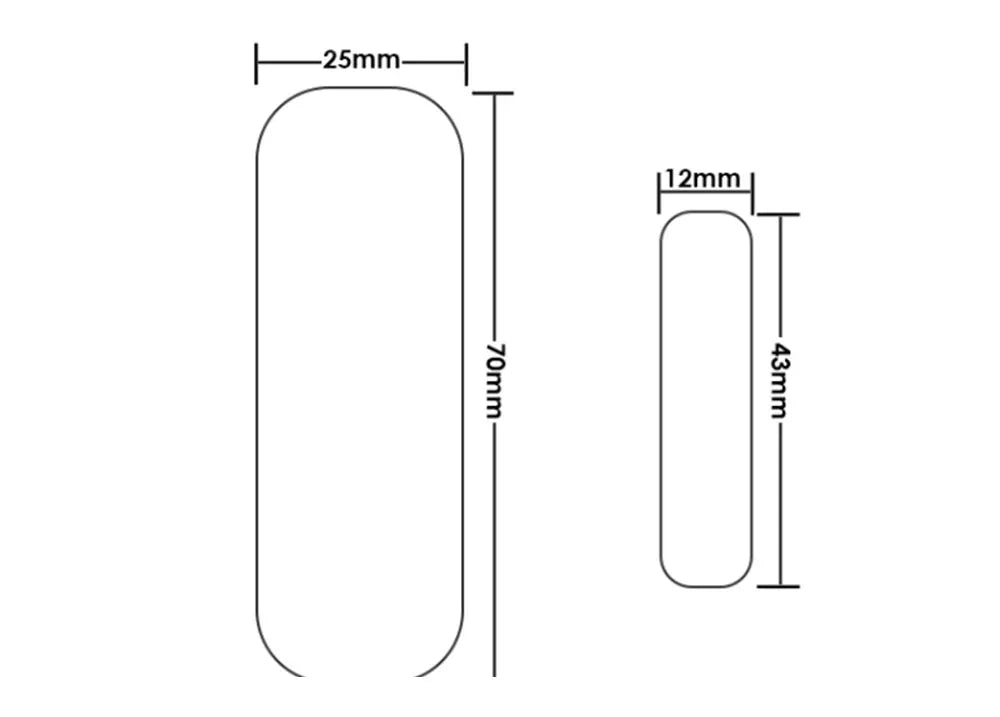 Pine Perimeter Door and Window Contact Sensor